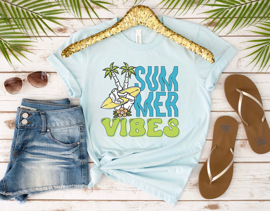 Summer Vibes (Blue Version): *DTF* Transfer