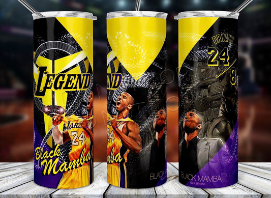 Legend Black Mamba Kobe Bryant-Tumbler Sublimation Print