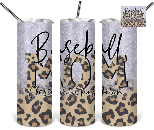 Leopard Sports Mom Collection-Tumbler Sublimation Print