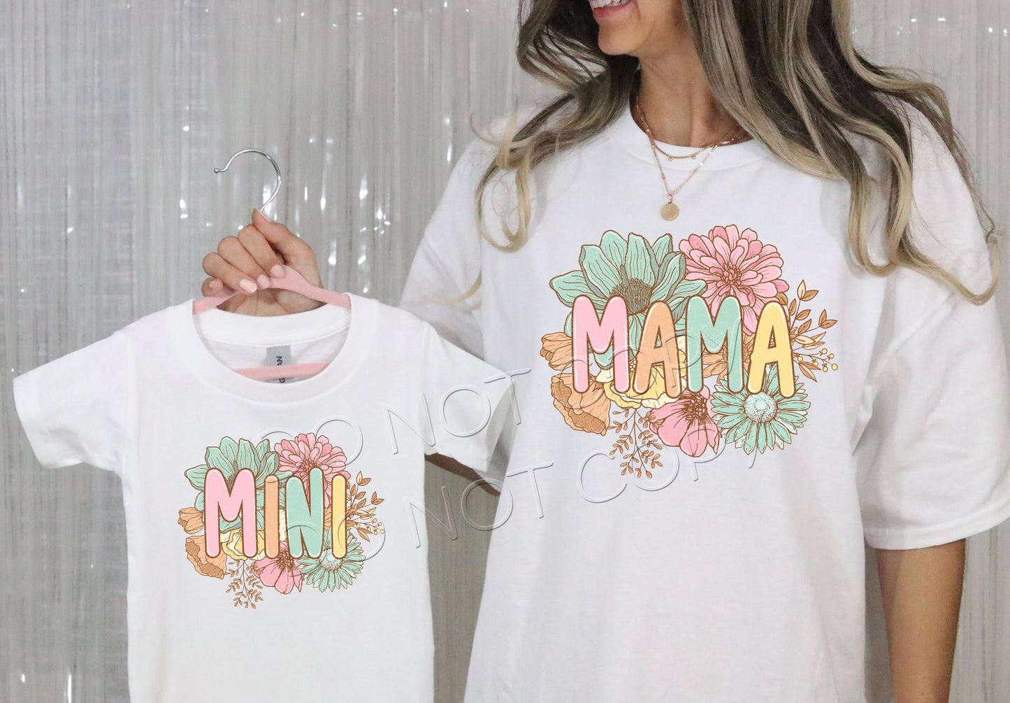 MAMA & MINI Spring Floral: *DTF* Transfer