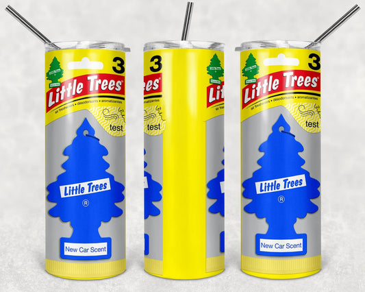 Little Trees Air Freshener-Tumbler Sublimation Print