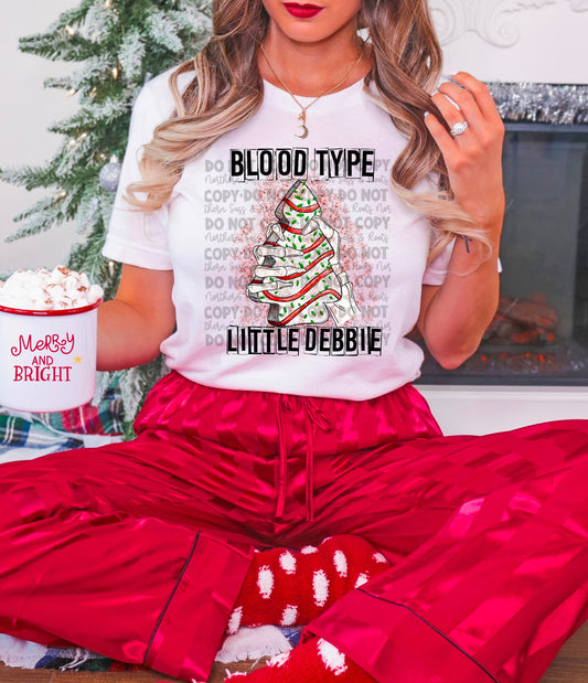 EXCLUSIVE Blood Type Little Debbie (Bloody): *DTF* Transfer