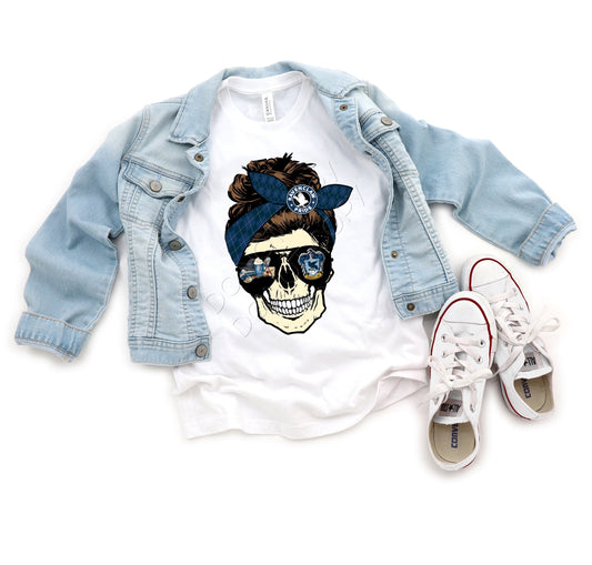YOUTH Blue House Skull (EXCLUSIVE): *DTF* Transfer