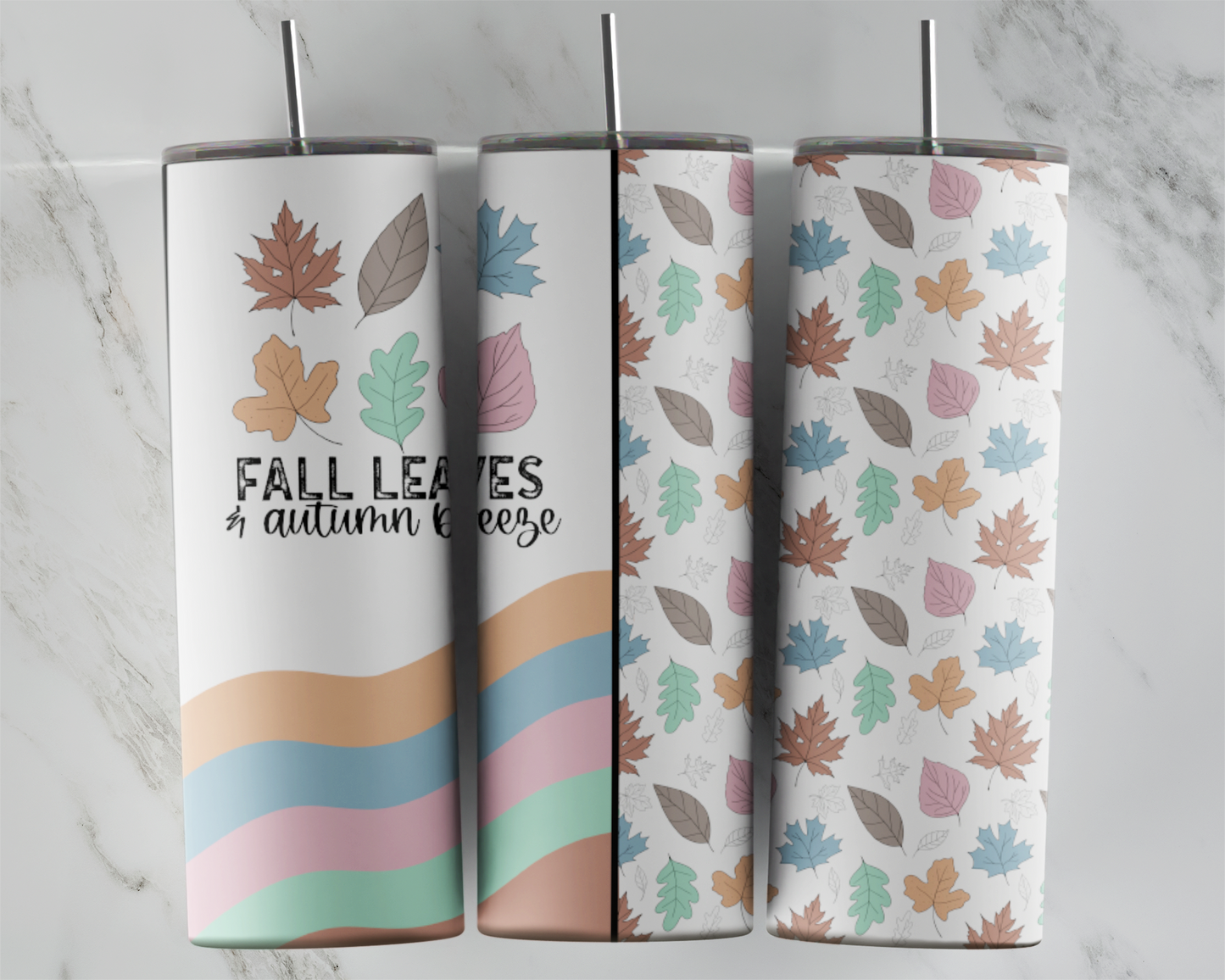 Fall Leaves & Autumn Leaves: Tumbler Sub Print