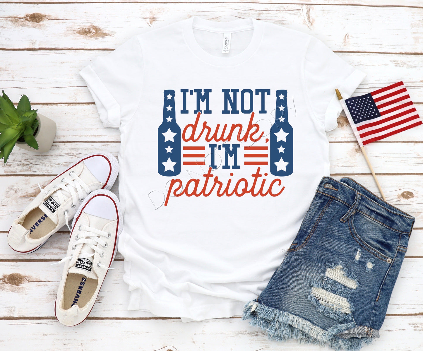 I’m Not Drunk, I’m Patriotic-*DTF* Transfer