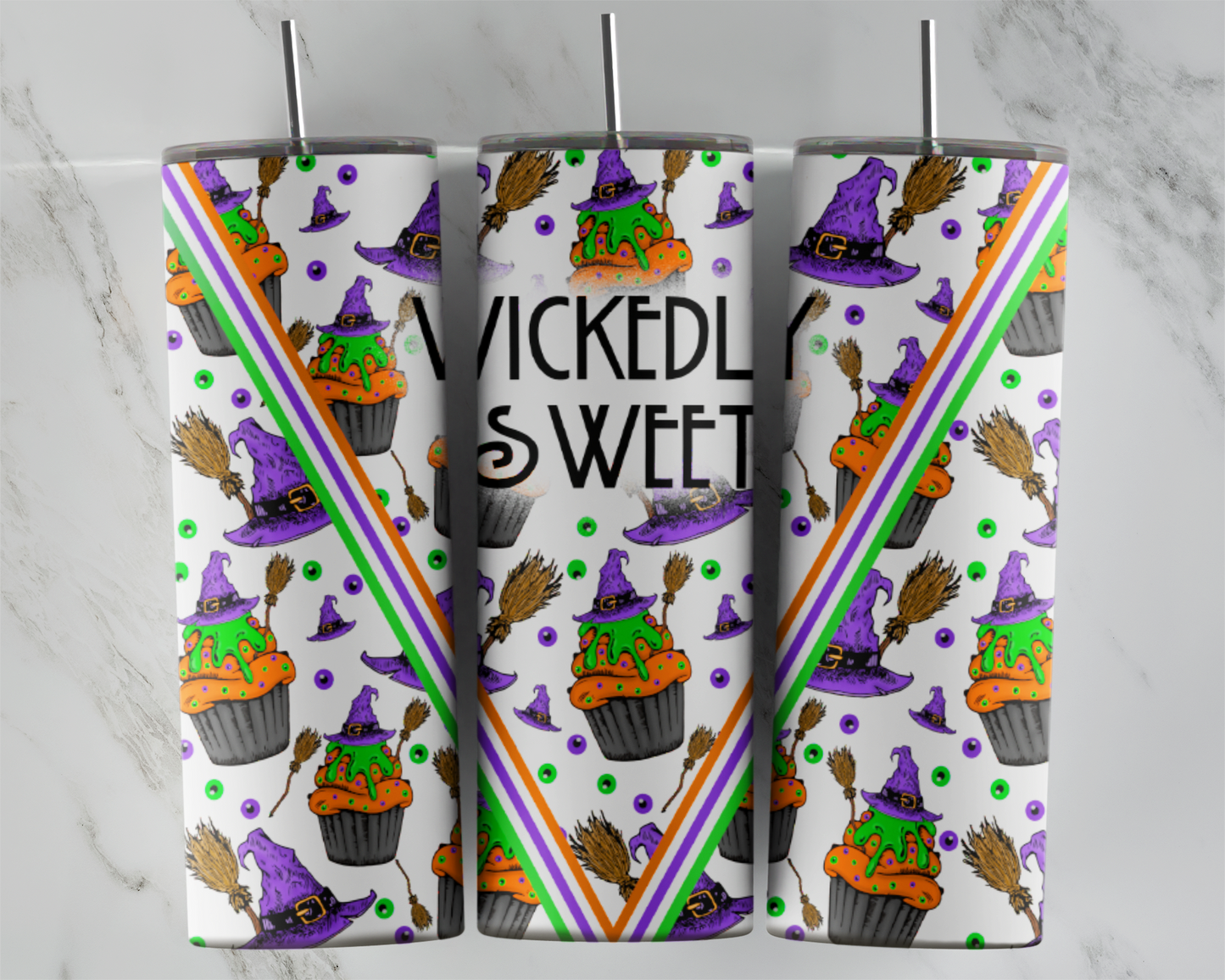 Wickedly Sweet: Tumbler Sun Print