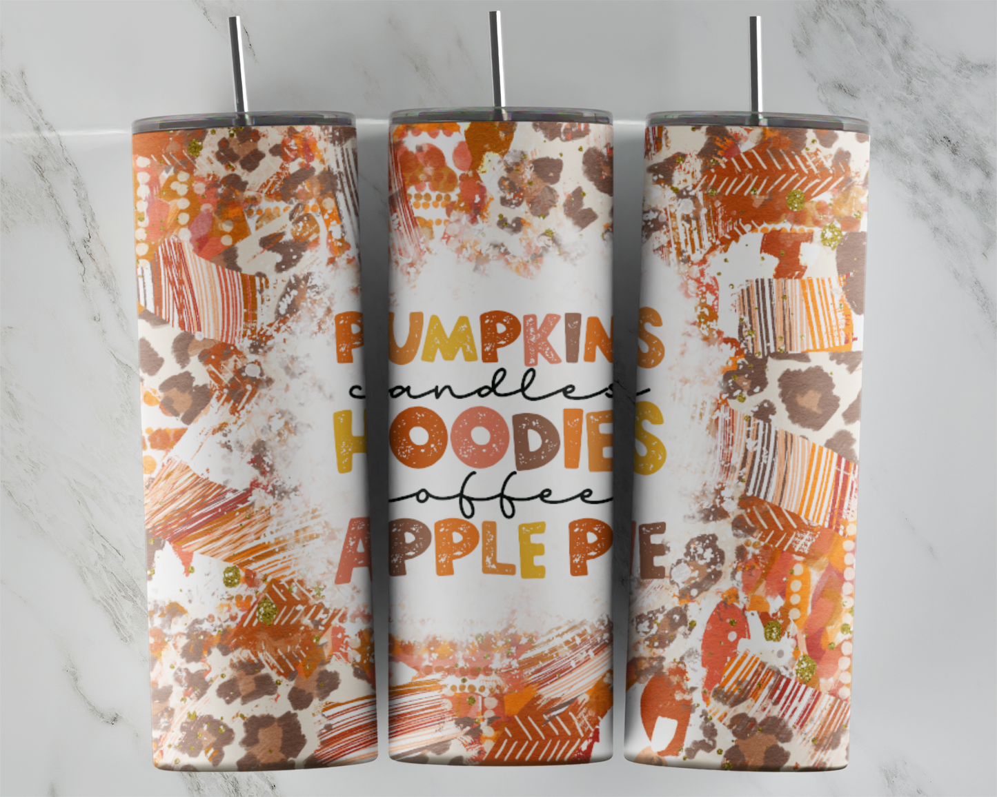 Pumpkins Hoodies Coffee: Tumbler Sub Print