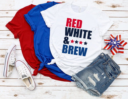 Red, White & Brew-*DTF* Transfer
