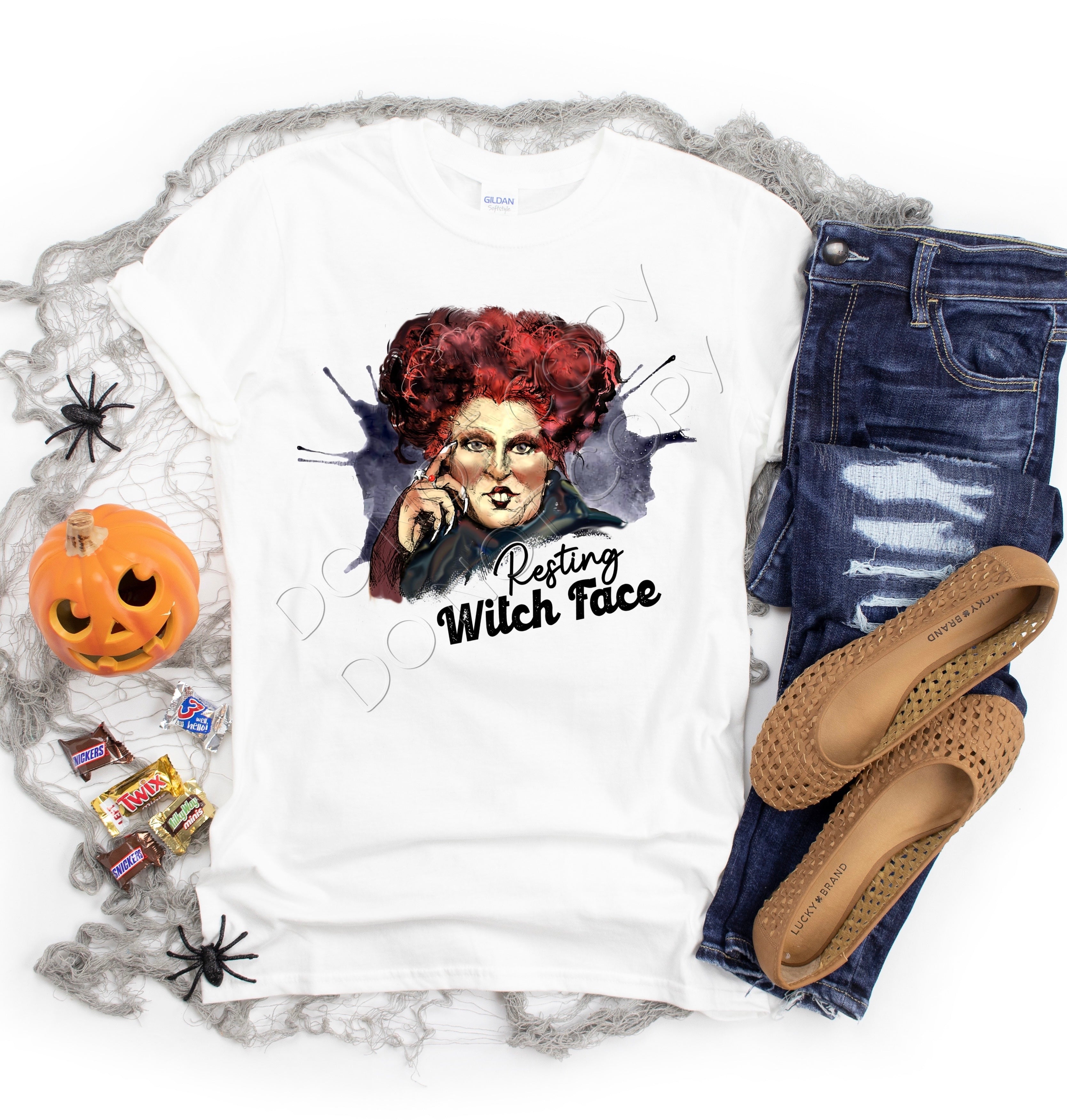 Winifred Resting Witch Face-*DTF* Transfer – NSR Transfers