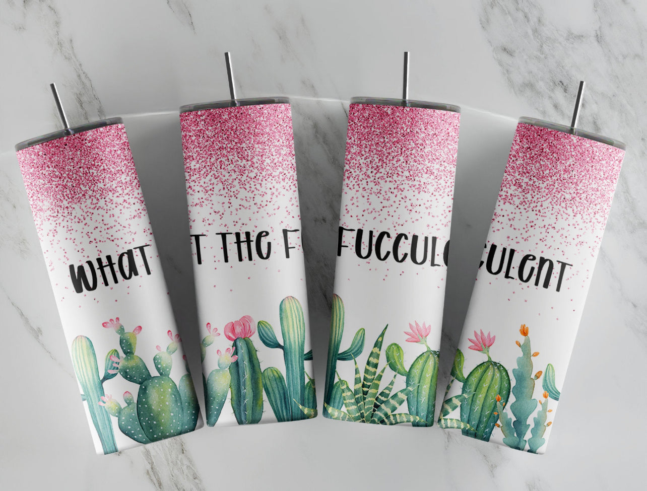 What The Fucculent: Tumbler Sublimation Transfer