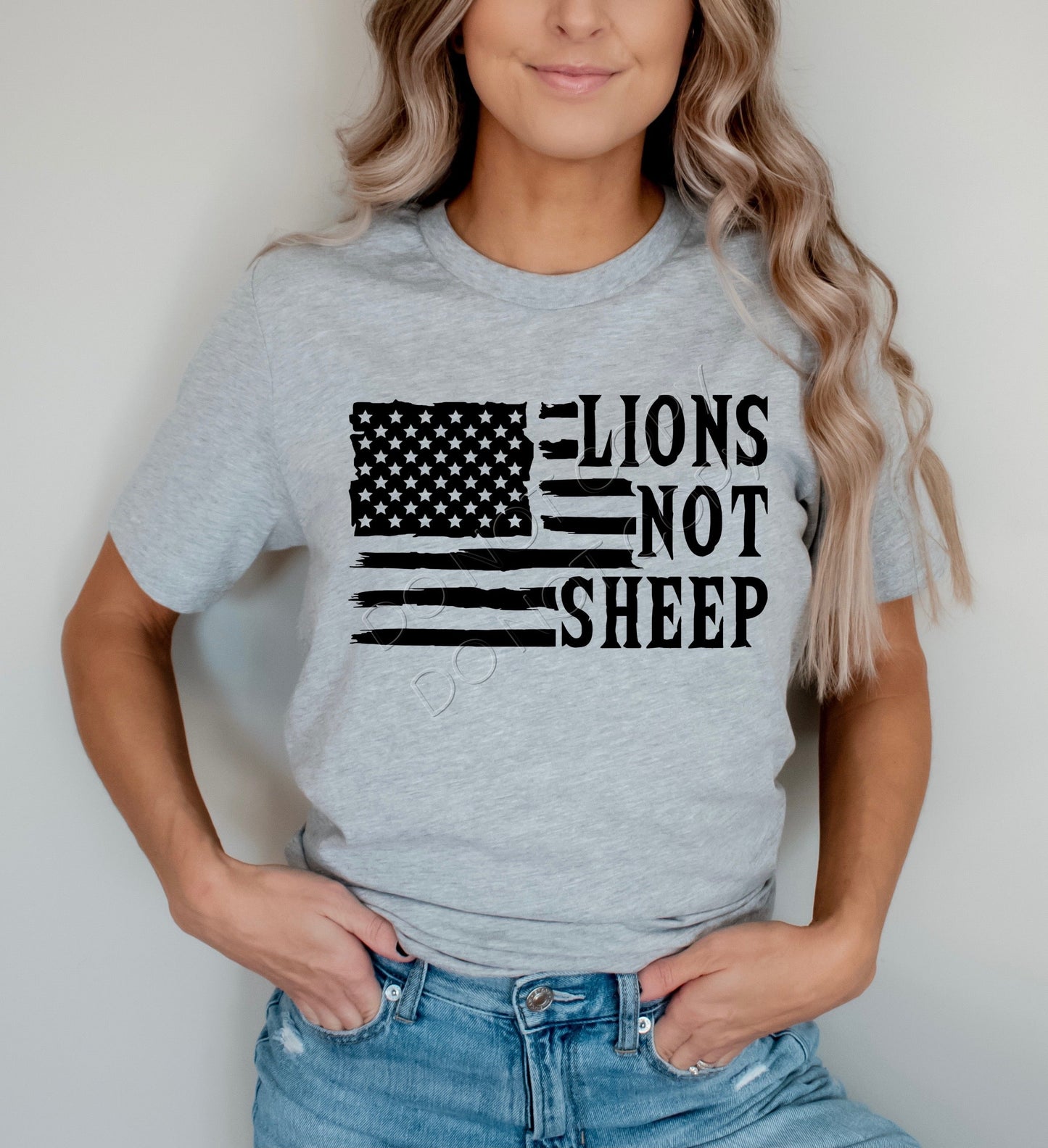 Lions Not Sheep-*DTF* Transfer