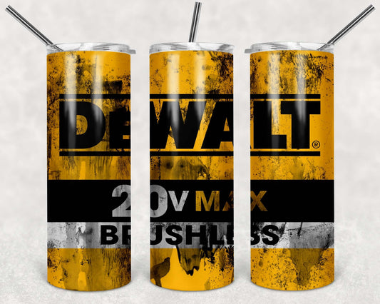DEWALT (Dirty)-Tumbler Sublimation Print