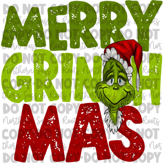 MERRY GRINCH MAS (Classic Green Guy): DIGITAL DOWNLOAD