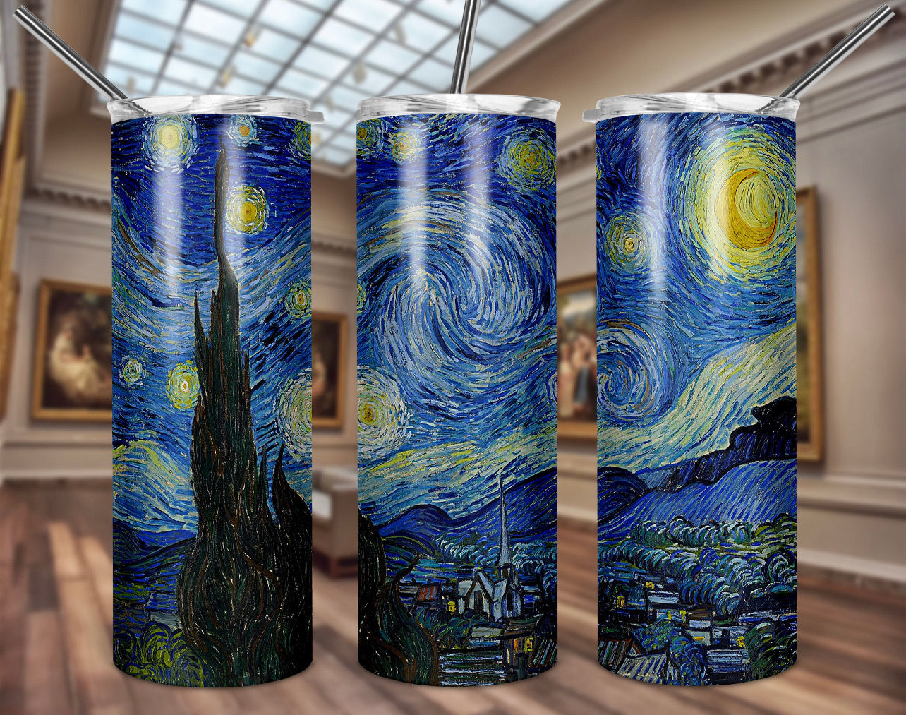 Starry Night-Tumbler Sublimation Print