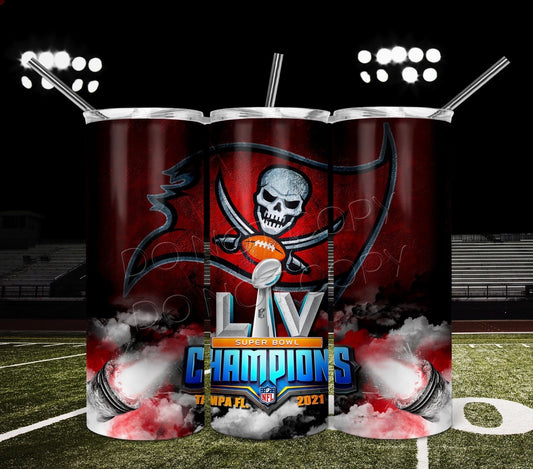 Tampa Bay Buccaneers Super Bowl Champions-Tumbler Sublimation Print