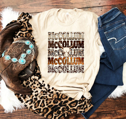 McCOLLUM Western Stacked: *DTF* Transfer