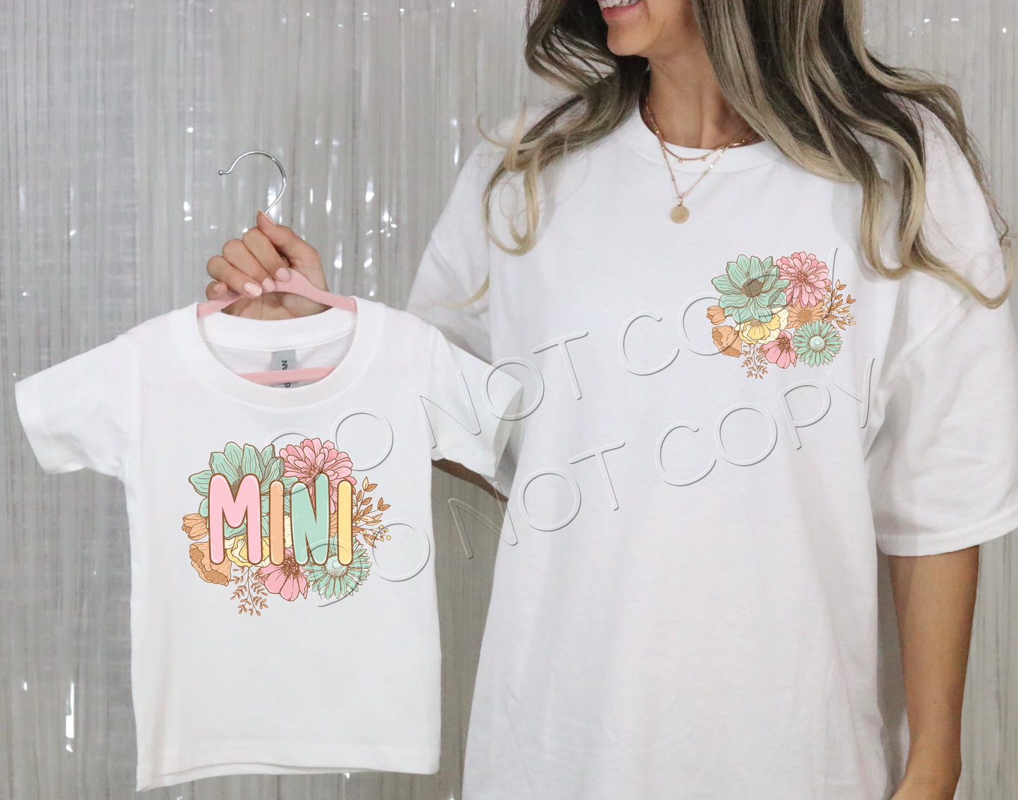 MAMA & MINI Spring Floral: *DTF* Transfer