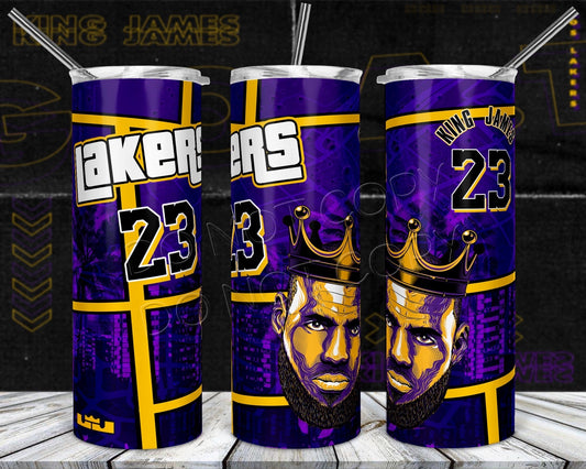 King James-Tumbler Sublimation Print