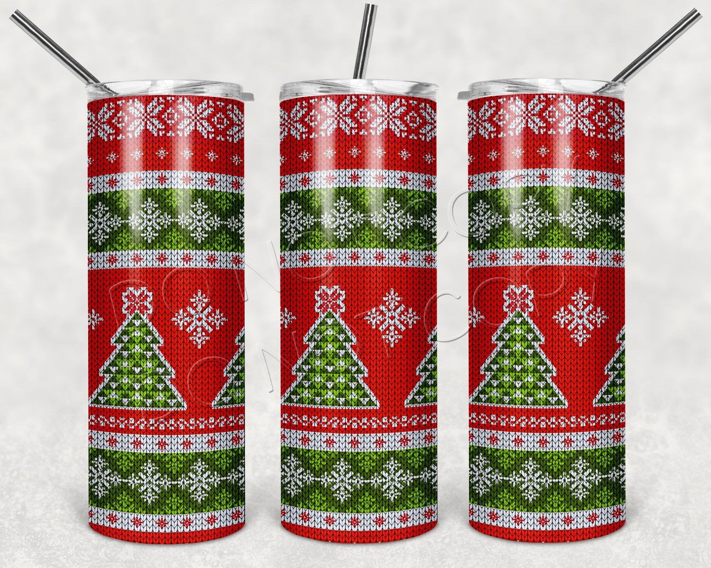 Christmas Sweater-Tumbler Sub Print