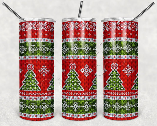 Christmas Sweater-Tumbler Sub Print