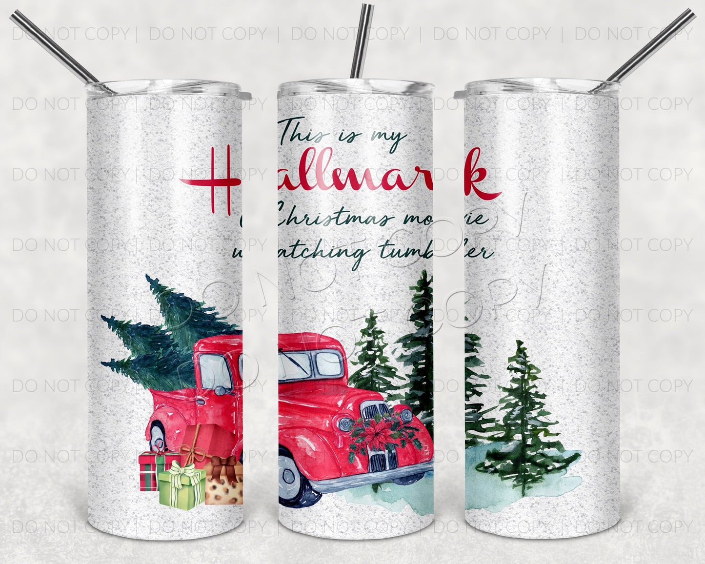 This Is my Hallmark Christmas Movie Watching Tumbler-Tumbler Sub Print