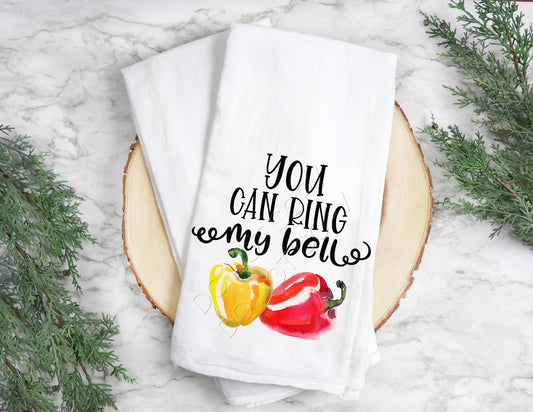 You Can Ring My Bell- Tea Towel Transfer